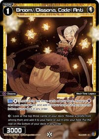 Broom//Dissona, Code: Anti (Parallel Foil) - Concord Diva - WIXOSS card