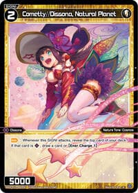 Cometty//Dissona, Natural Planet - Concord Diva - WIXOSS card