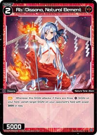 Rb//Dissona, Natural Element - Concord Diva - WIXOSS card