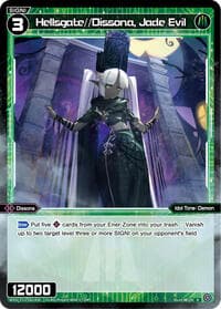 Hellsgate//Dissona, Jade Evil - Concord Diva - WIXOSS card