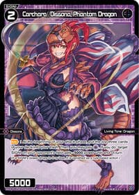 Carcharo//Dissona, Phantom Dragon (Parallel Foil) - Concord Diva - WIXOSS card