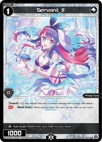 Servant # - Concord Diva - WIXOSS card