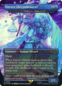 Encore Electromancer - Snapcaster Mage (Rainbow Foil) - Secret Lair Drop Series - Magic: The Gathering card