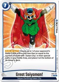 Great Saiyaman! - Raging Roar - Dragon Ball Super: Fusion World card