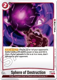 Sphere of Destruction - Raging Roar - Dragon Ball Super: Fusion World card