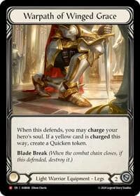 Warpath of Winged Grace - Armory Deck: Boltyn - Flesh and Blood TCG card