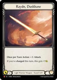 Raydn, Duskbane - Armory Deck: Boltyn - Flesh and Blood TCG card