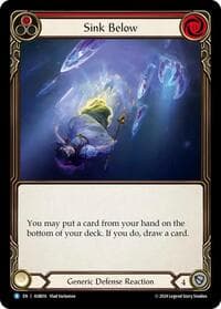 Sink Below (Red) - Armory Deck: Boltyn - Flesh and Blood TCG card