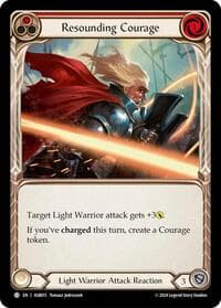 Resounding Courage (Red) - Armory Deck: Boltyn - Flesh and Blood TCG card