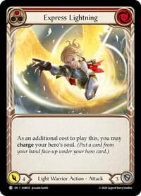 Express Lightning (Red) - Armory Deck: Boltyn - Flesh and Blood TCG card