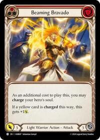 Beaming Bravado (Red) - Armory Deck: Boltyn - Flesh and Blood TCG card