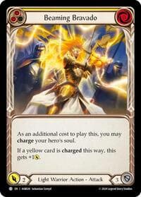 Beaming Bravado (Yellow) - Armory Deck: Boltyn - Flesh and Blood TCG card