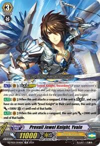 Prevail Jewel Knight, Yvain - DZ-PS01: Premium Deckset “Jewel Knight” - Cardfight Vanguard card