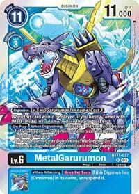 MetalGarurumon - Secret Crisis - Digimon Card Game card