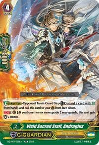Vivid Sacred Staff, Andragius - DZ-PS01: Premium Deckset “Jewel Knight” - Cardfight Vanguard card