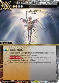 Snowmelting Light - Strangers in the Sky - Battle Spirits Saga card