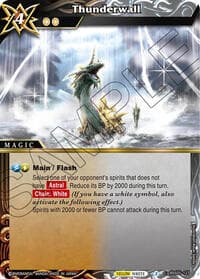 Thunderwall - Strangers in the Sky - Battle Spirits Saga card