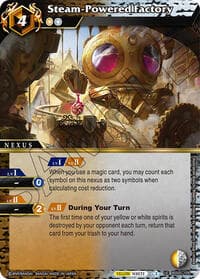 Steam-Powered Factory - Strangers in the Sky - Battle Spirits Saga card