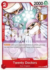 Twenty Doctors - Two Legends - One Piece Card Game card