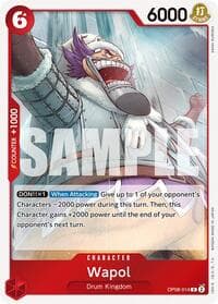 Wapol - Two Legends - One Piece Card Game card