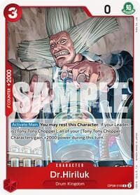Dr.Hiriluk - Two Legends - One Piece Card Game card