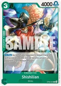 Shishilian - Two Legends - One Piece Card Game card