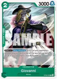 Giovanni - Two Legends - One Piece Card Game card