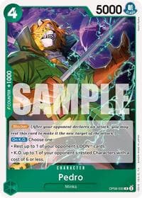 Pedro - Two Legends - One Piece Card Game card