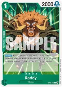 Roddy - Two Legends - One Piece Card Game card