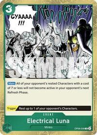 Electrical Luna - Two Legends - One Piece Card Game card