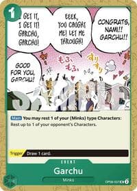 Garchu - Two Legends - One Piece Card Game card