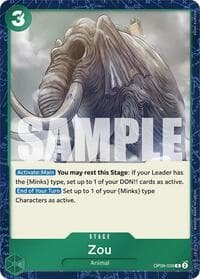 Zou - Two Legends - One Piece Card Game card