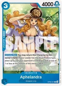 Aphelandra - Two Legends - One Piece Card Game card