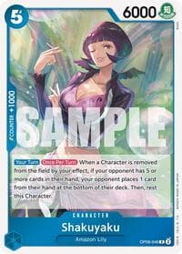 Shakuyaku - Two Legends - One Piece Card Game card
