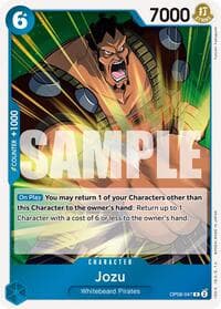 Jozu - Two Legends - One Piece Card Game card