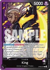King (057) - Two Legends - One Piece Card Game card