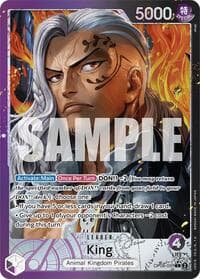 King (057) (Parallel) - Two Legends - One Piece Card Game card