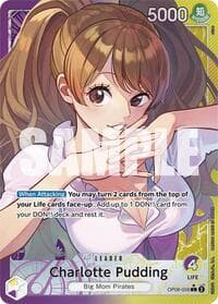 Charlotte Pudding (058) (Parallel) - Two Legends - One Piece Card Game card