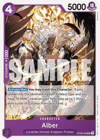 Alber - Two Legends - One Piece Card Game card