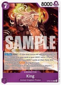 King (060) - Two Legends - One Piece Card Game card