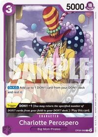 Charlotte Perospero - Two Legends - One Piece Card Game card