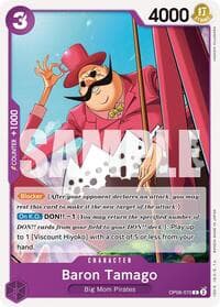 Baron Tamago - Two Legends - One Piece Card Game card