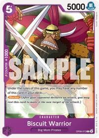 Biscuit Warrior - Two Legends - One Piece Card Game card