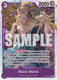 Black Maria - Two Legends - One Piece Card Game card
