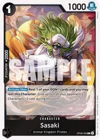 Sasaki - Two Legends - One Piece Card Game card