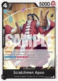 Scratchmen Apoo - Two Legends - One Piece Card Game card