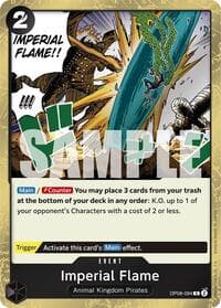 Imperial Flame - Two Legends - One Piece Card Game card