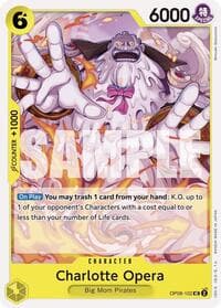 Charlotte Opera - Two Legends - One Piece Card Game card