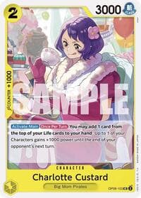 Charlotte Custard - Two Legends - One Piece Card Game card