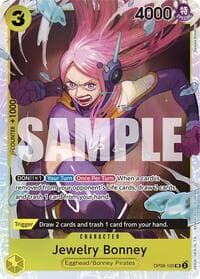 Jewelry Bonney - Two Legends - One Piece Card Game card